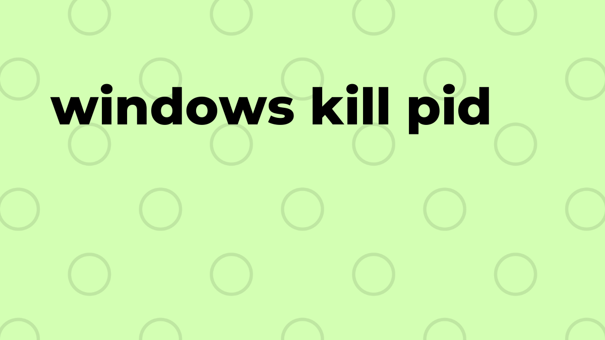 Impressive Info About How To Kill A Pid Dugdrive82