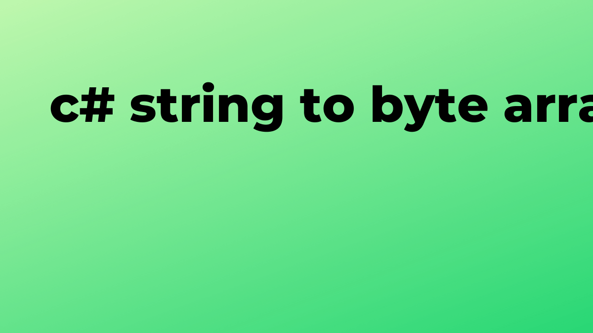 Resuelto cadena a matriz de bytes en C SourceTrail