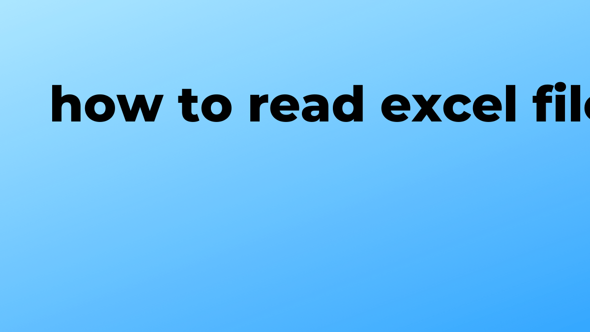 Solved how to read excel file in R SourceTrail