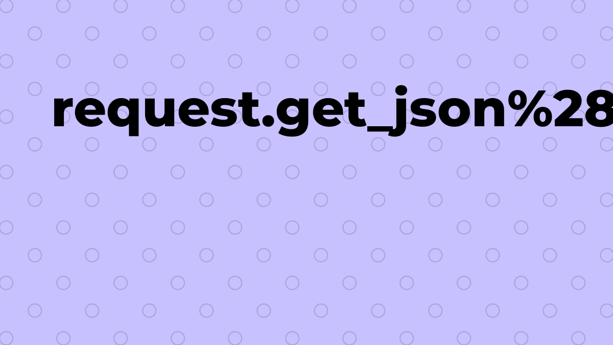 已解決：request.get_json2829 在 Flask 中返回 SourceTrail