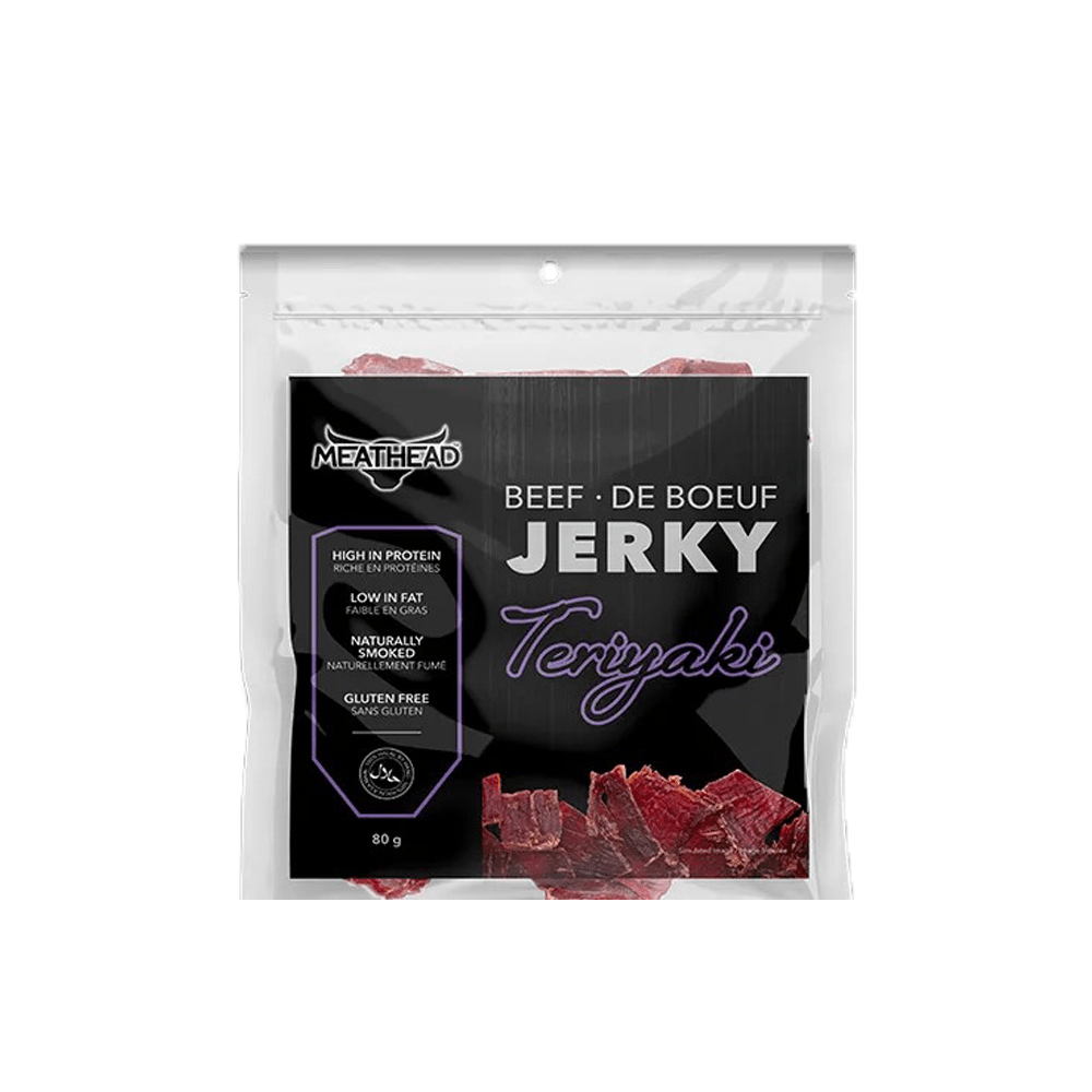 Buy Meathead Teriyaki Beef Jerky 80g Online South Asian Central