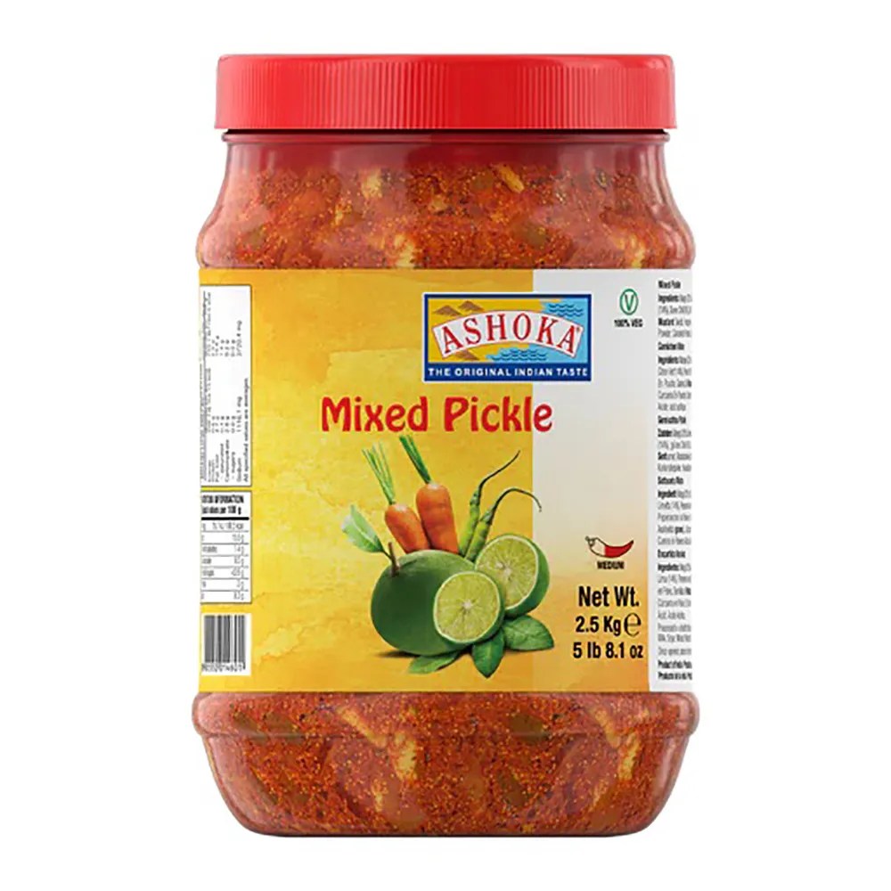 Buy Ashoka Mixed Pickle In Oil 2.5Kg Online South Asian Central