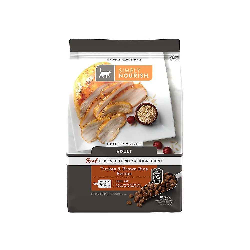 Shop Simply Nourish Original Weight Management Cat Dry Food Turkey