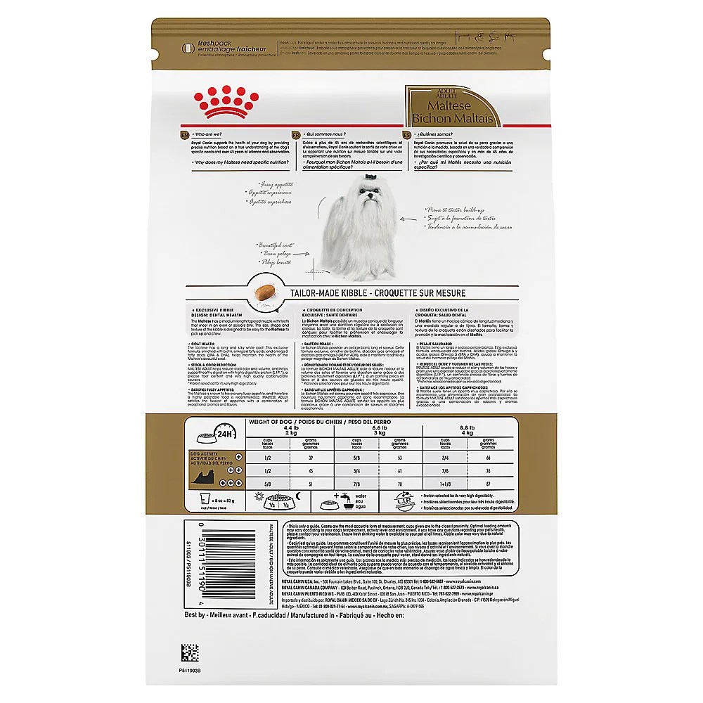 Shop Royal Canin Breed Health Nutrition Maltese Dry Dog Food 2.5Lb Online South Asian Central USA