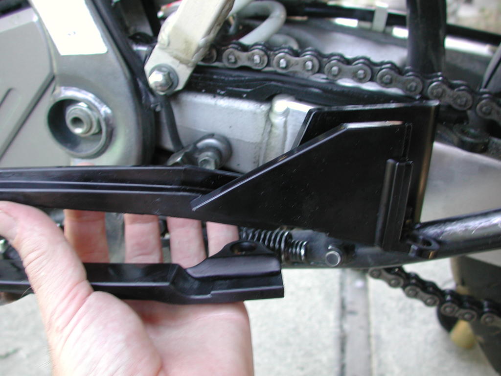 Suzuki DRZ400S to DRZ400SM chain guard upgrade South Bay Riders