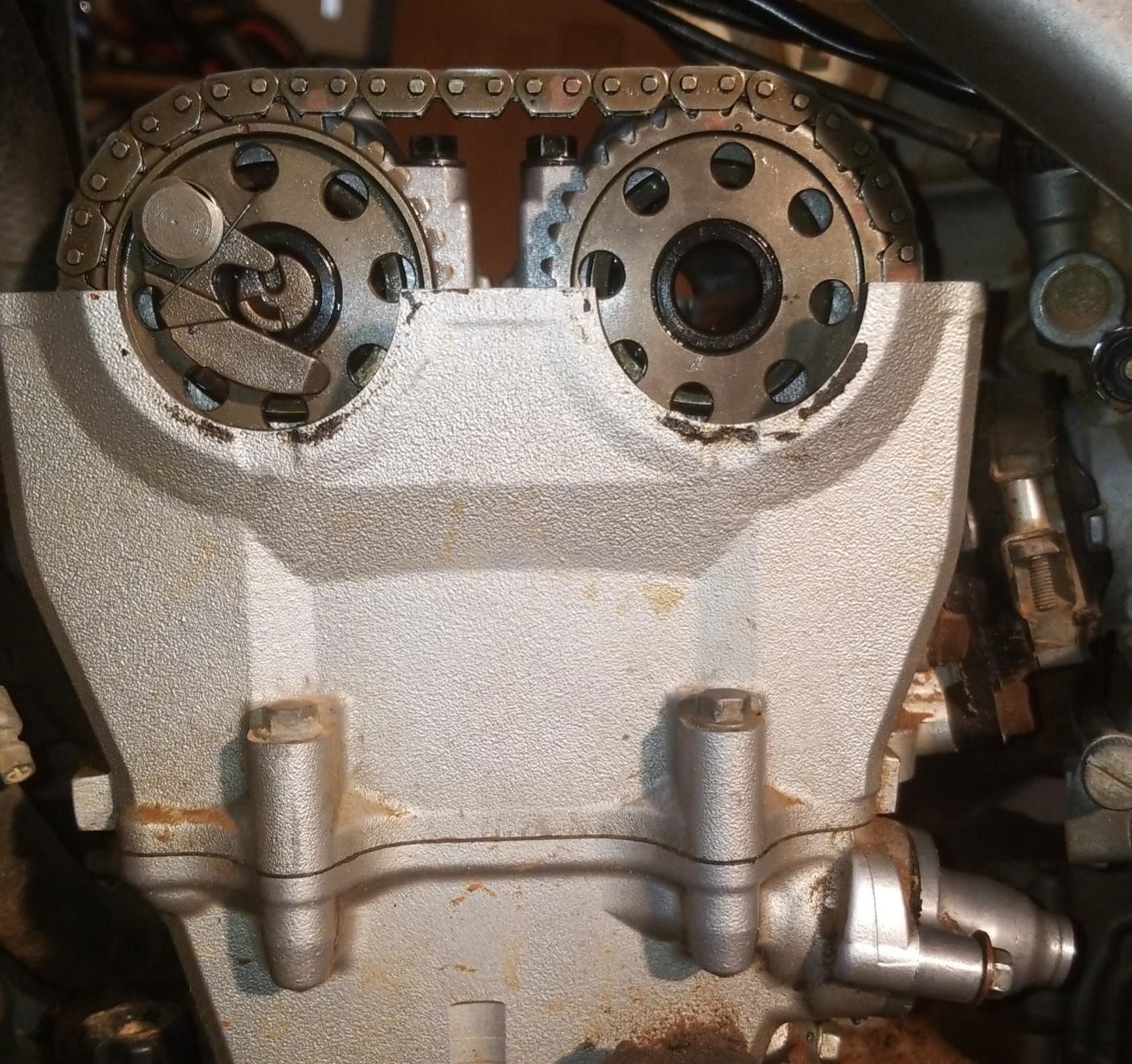 2006 Yamaha YZ450F Timing chain alignment South Bay Riders