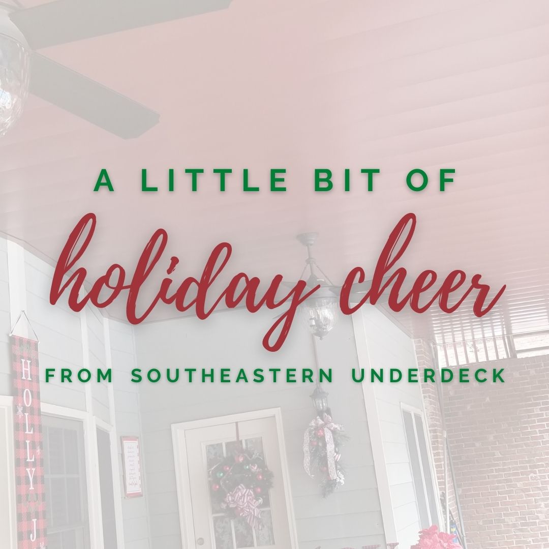 A Bit of Holiday Cheer Southeastern Underdeck