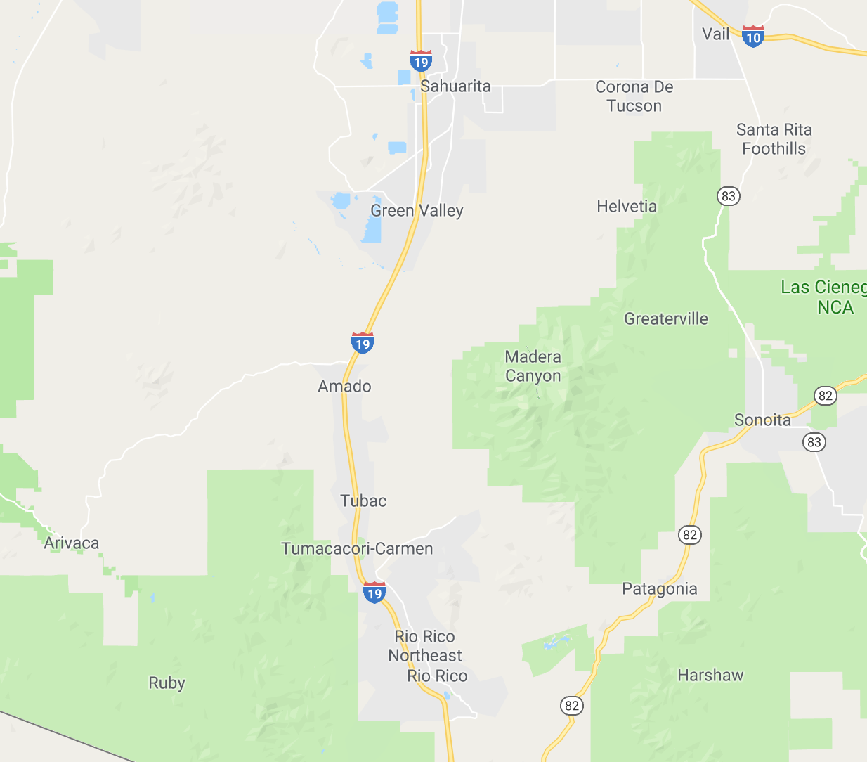 Rio Rico Az Map Southern Arizona Pool Service