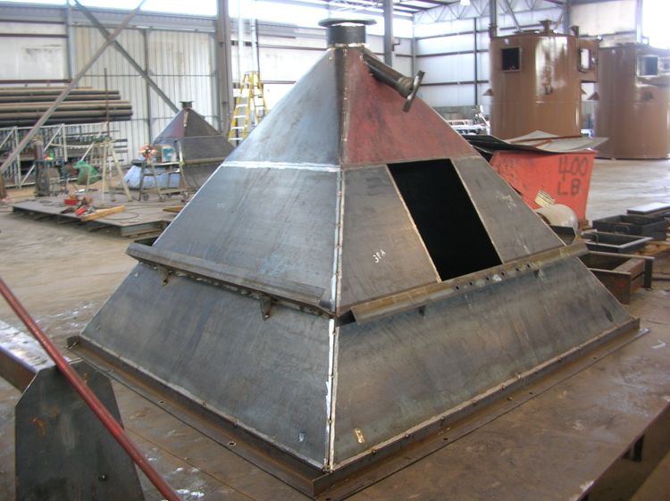 A36 Carbon Steel Hopper Southern Metal Fabricators