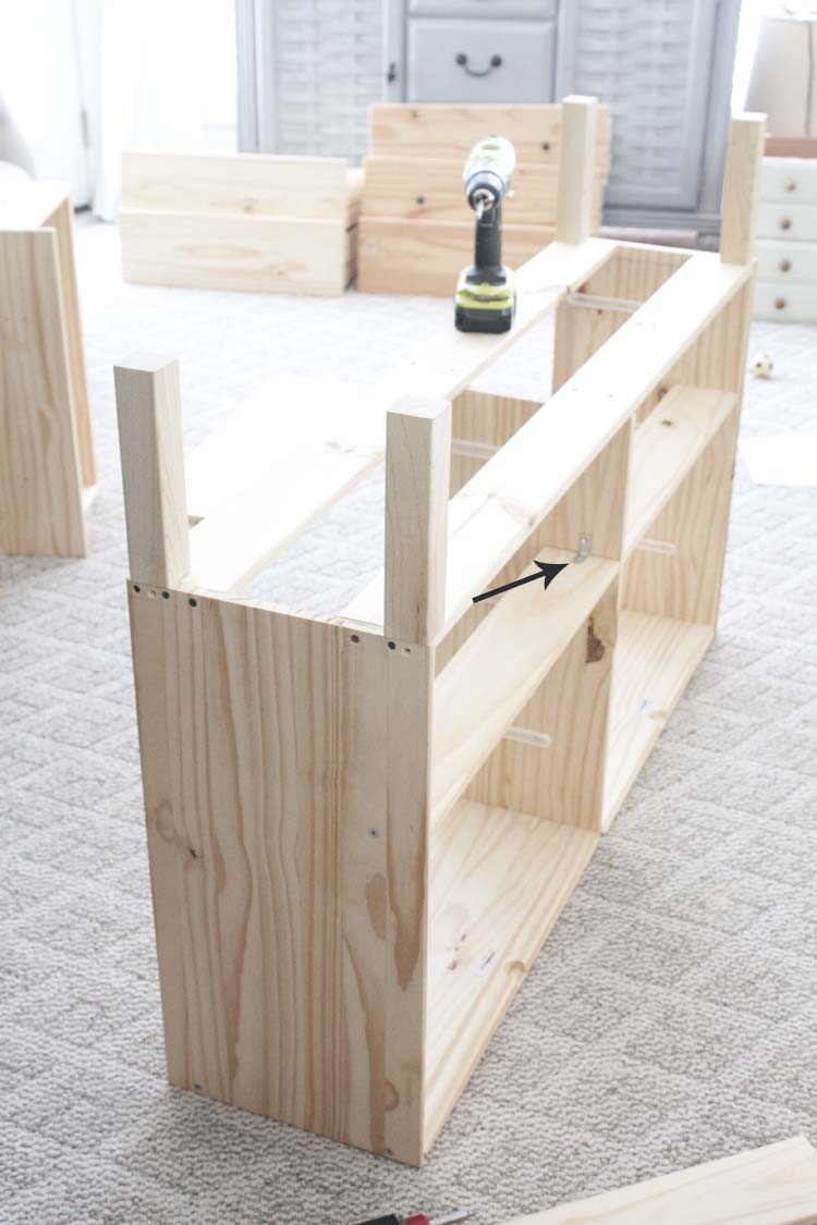 DIY Dining Room Buffet IKEA Rast Hack Southern Revivals