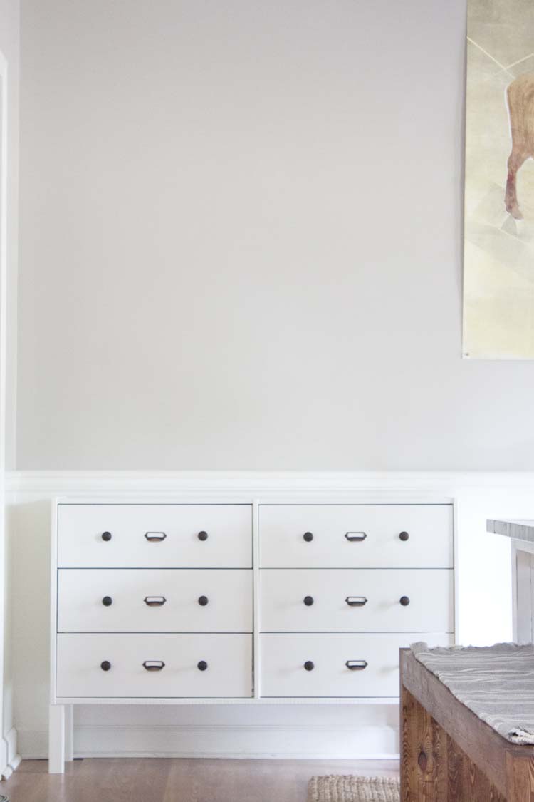 DIY Dining Room Buffet IKEA Rast Hack Southern Revivals