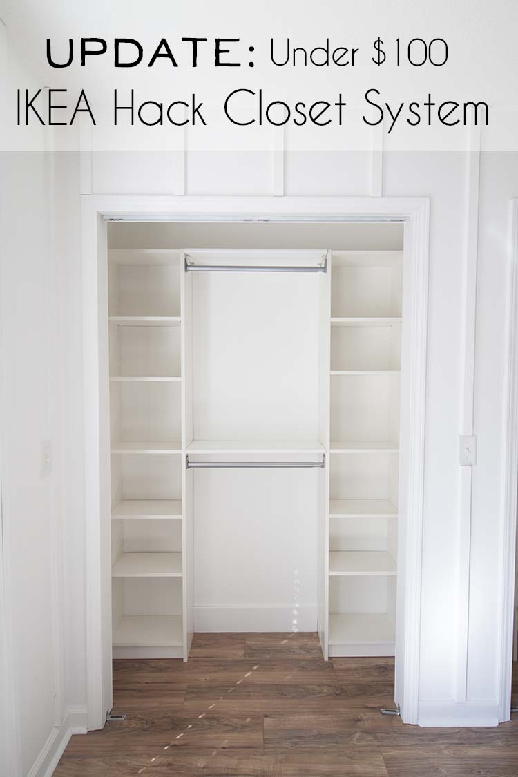 Our Under 100 IKEA Hack Closet Makeover Southern Revivals