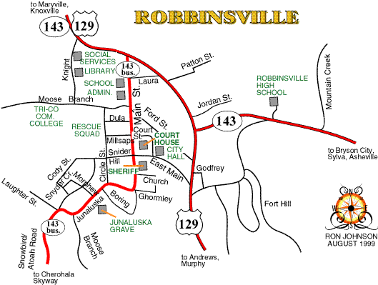 Map Of Robbinsville North Carolina The Southern Romp Website