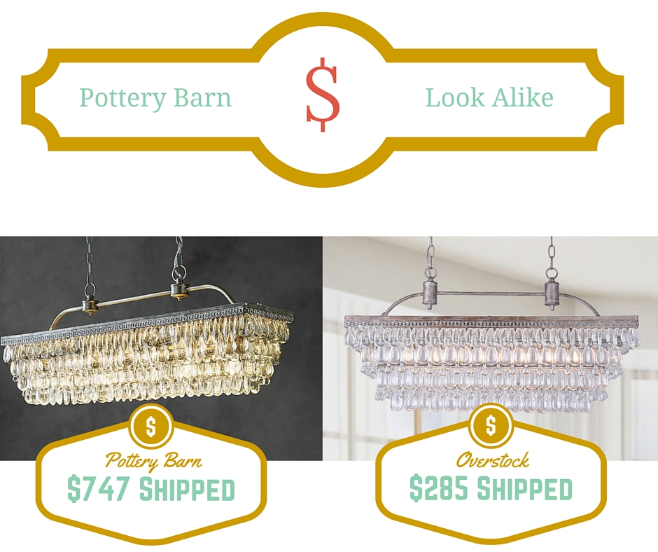 Pottery Barn Clarissa Chandelier Look Alike Southern Savers