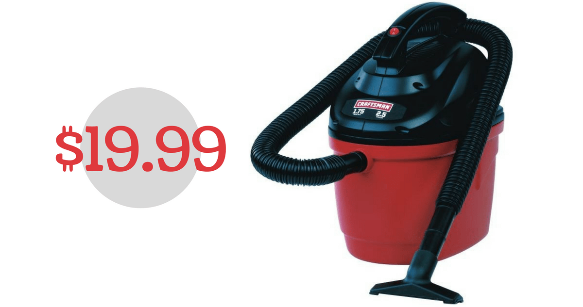 Ace Hardware Deal Craftsmen Wet/Dry Vac, 19.99 (reg. 32.99