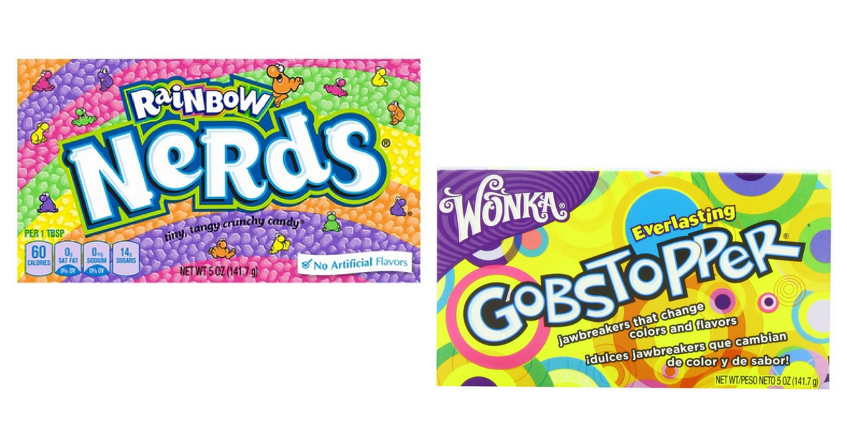 Nerds & Gobstoppers Candy Boxes, 63¢ ea. Southern Savers