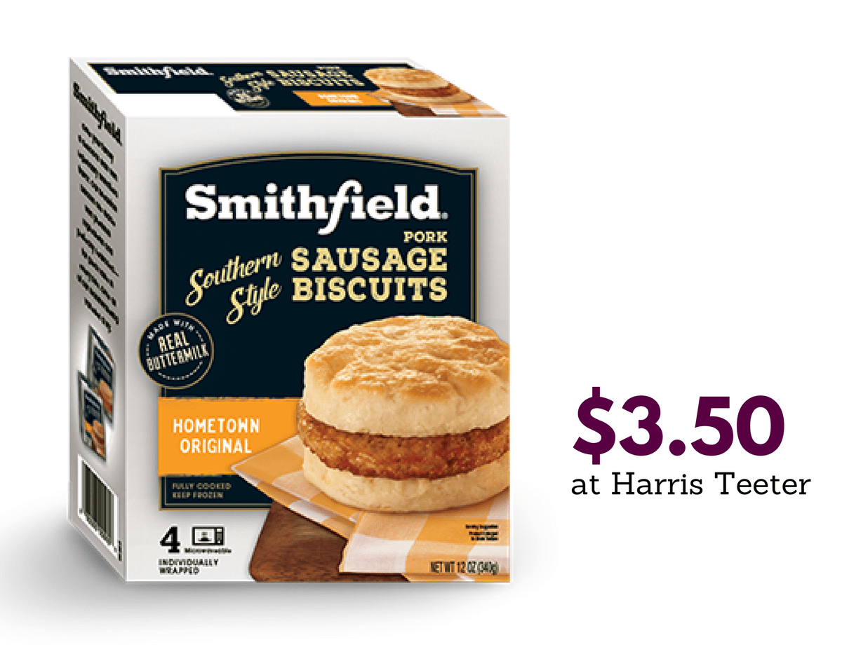 Smithfield Biscuits, 3.50 at Harris Teeter Southern Savers