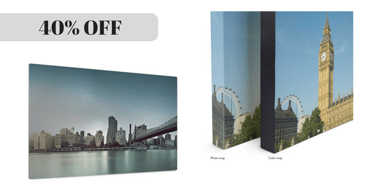 40 Off Photo Canvases and Aluminum Prints + Free Shipping Southern
