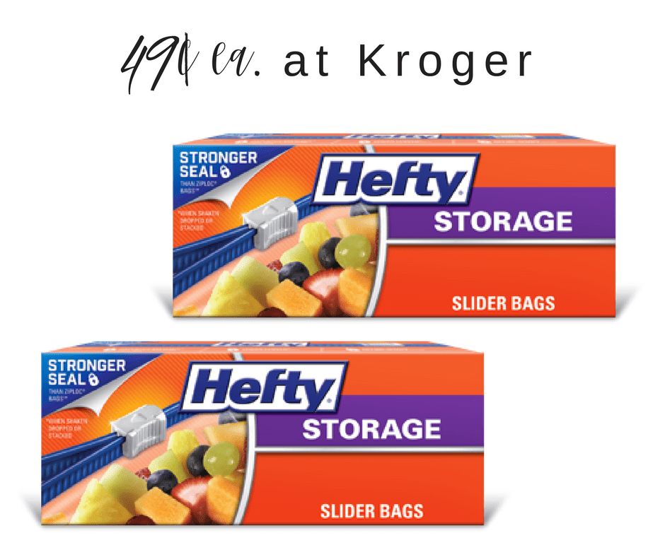 Hefty Storage Bags, Only 49¢ Per Box Southern Savers