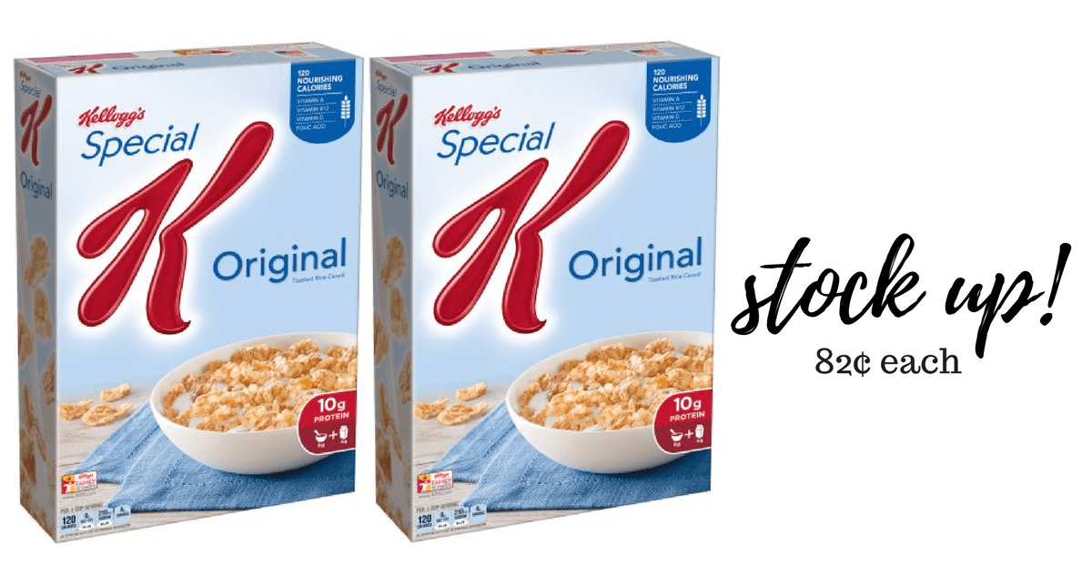 Kellogg's Special K Cereal, 82¢ Per Box Southern Savers