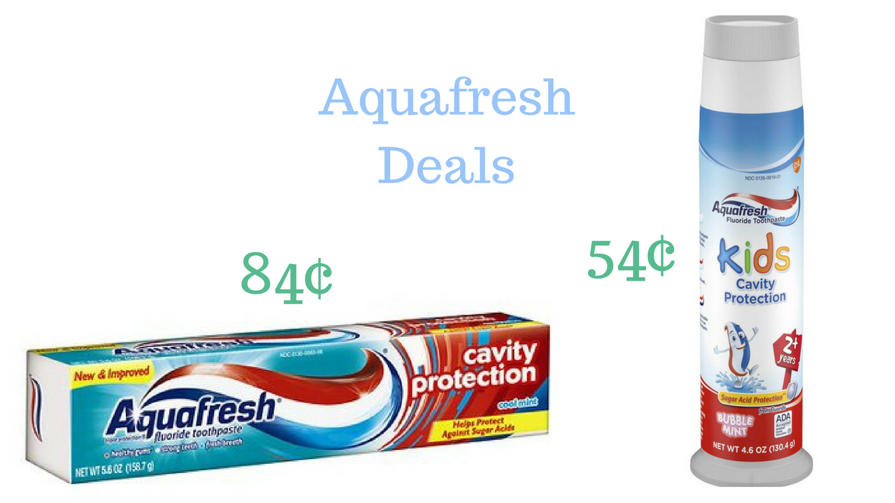 Aquafresh Toothpaste As Low As 54¢ at Publix Southern Savers