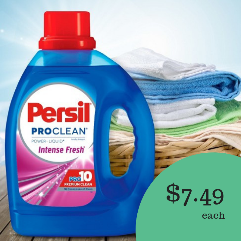 Persil Detergent 100 oz Bottles 7.49 at Target Southern Savers