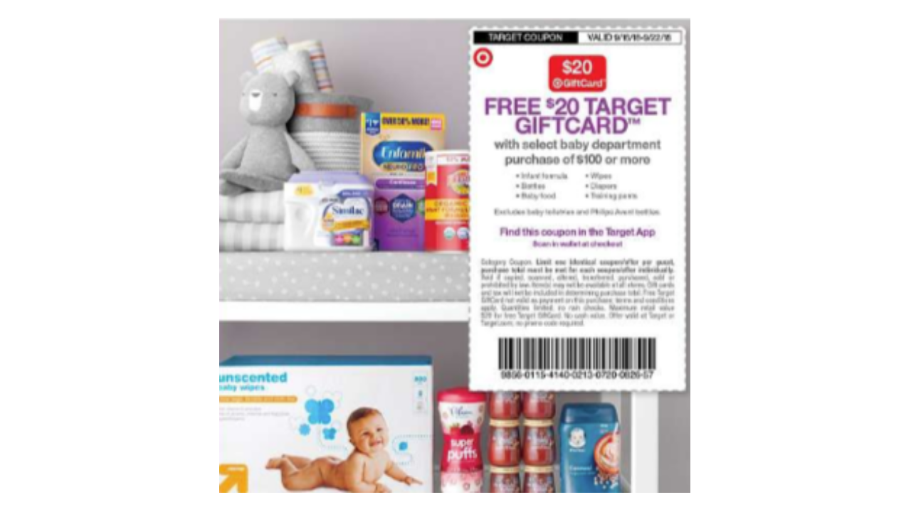Target Gift Card Offer Hot Deals on Baby Food and Diapers! Southern Savers