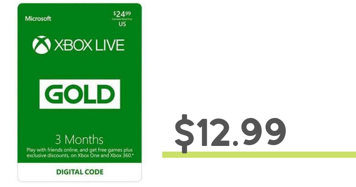 Newegg Code 3Month Xbox Live, 12.99 Southern Savers