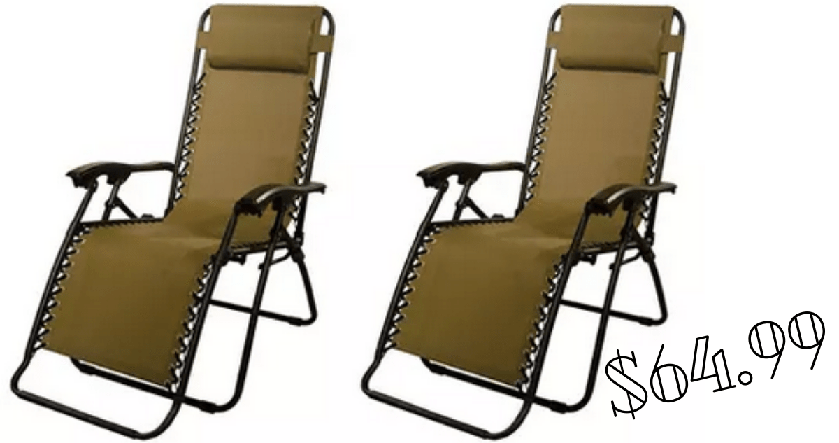 Sam's Club Zero Gravity Chair 2 pk. for 64.99