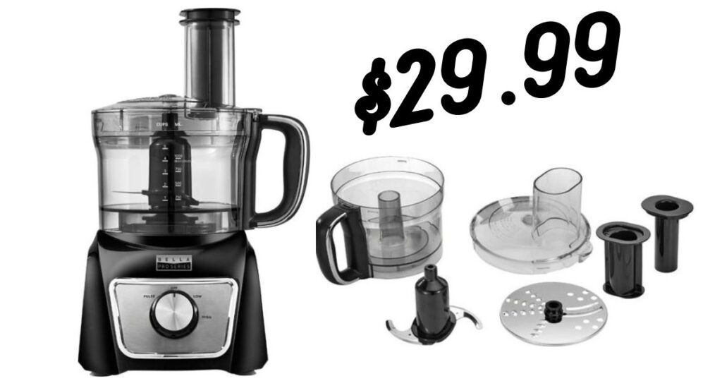 Bella Pro Series 8Cup Food Processor for 29.99 Southern Savers