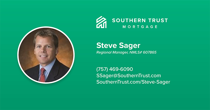 Steve Sager Regional Manager with Southern Trust Mortgage