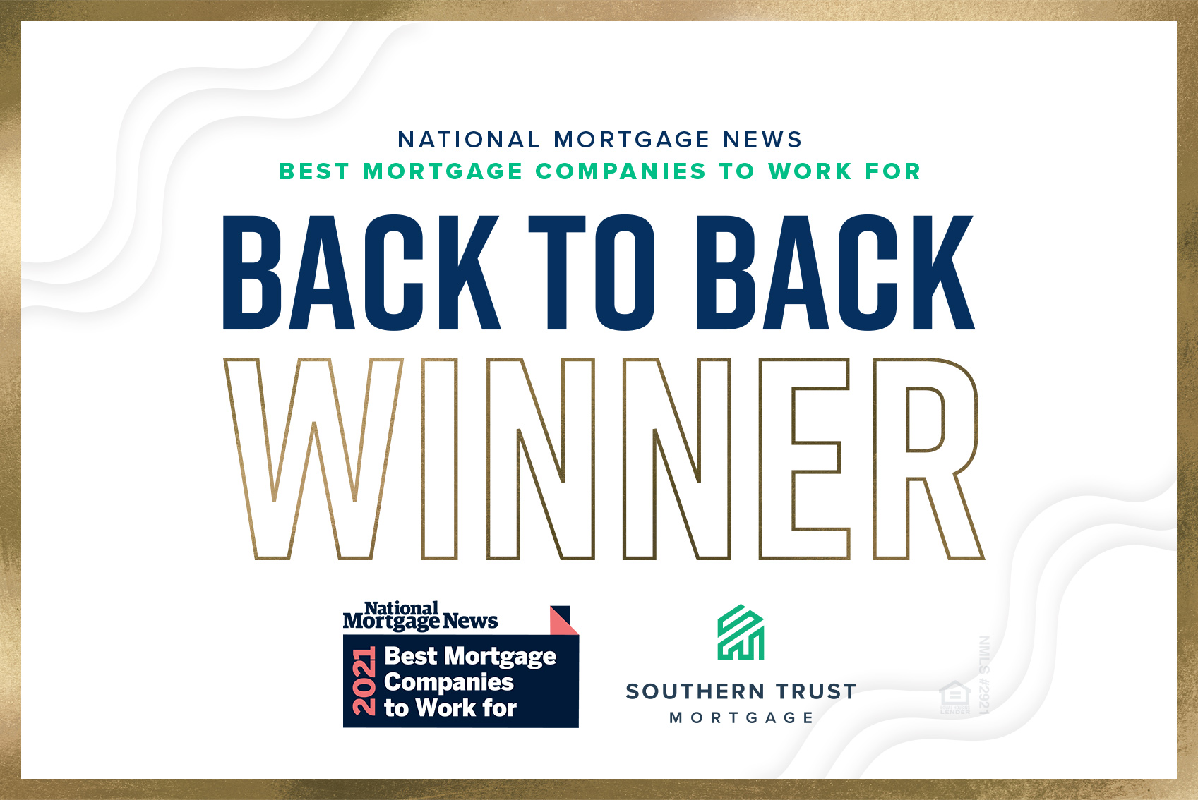 Southern Trust Mortgage wins Best Mortgage Companies to Work for 2021 — Southern Trust Mortgage