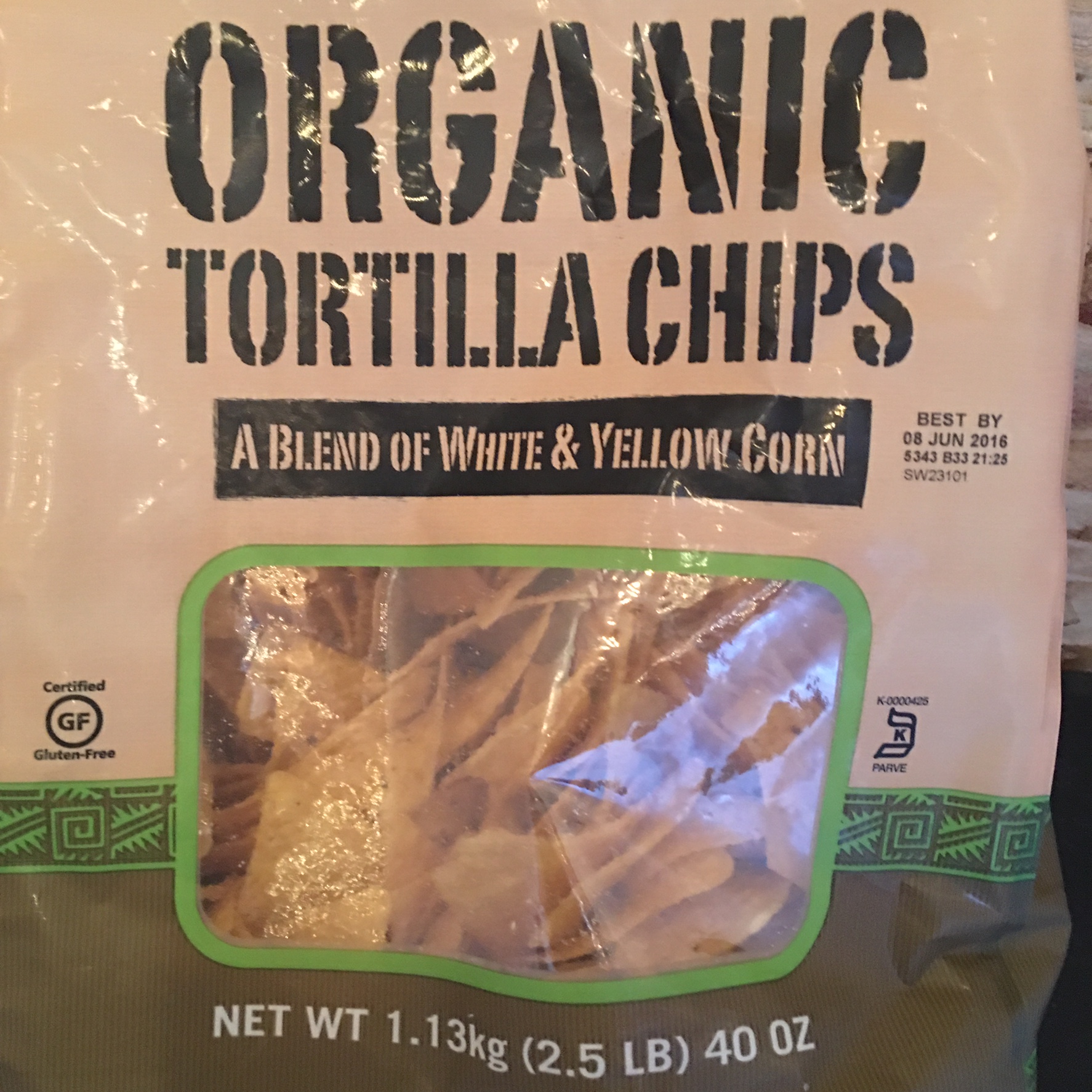 KS Organic Tortilla Chips 40oz South's Market