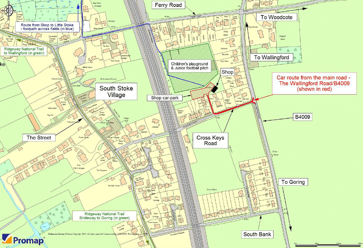 South Stoke Map South Stoke Community Shop