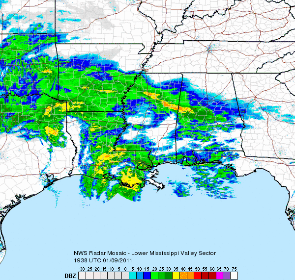 National Weather Service Radar Loop Ft. Polk La