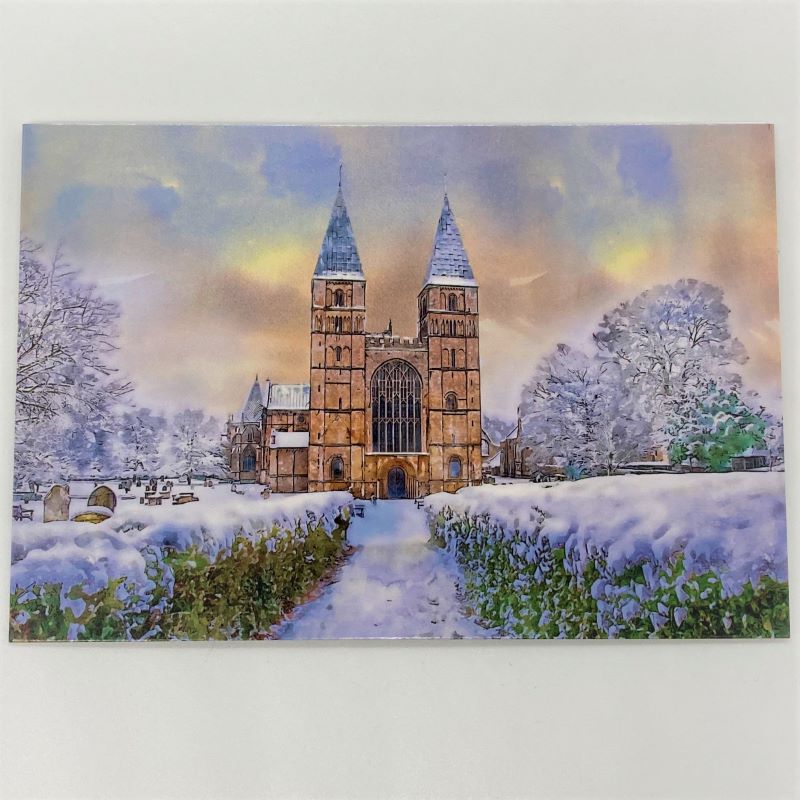 Southwell Minster Christmas Card pack of 10 Southwell Minster