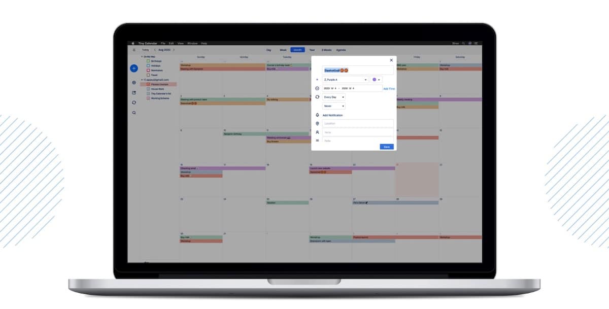 제한된 시간 동안 무료로 제공되는 Tiny Calendar로 캘린더 관리 제한된 시간 동안 무료로 제공되는 Tiny Calendar로 캘린더 관리