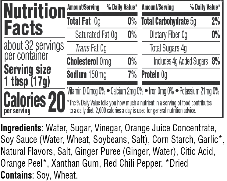 Orange Ginger Marinade & Sauce Soy Vay®