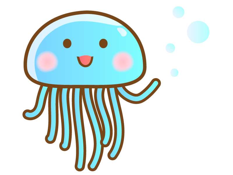 クラゲ イラスト素材 - Istock かわいいクラゲのイラスト | イラスト無料・かわいいテンプレート