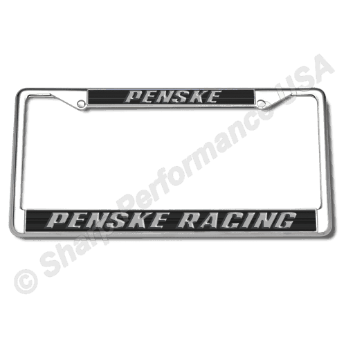 Custom Stainless Steel License Plate Frame 2 Hole Shown Sharp