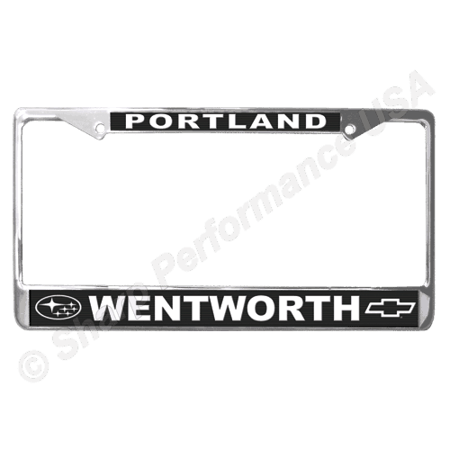 Stainless Steel License Plate Frames Raised Panel Sharp Performance