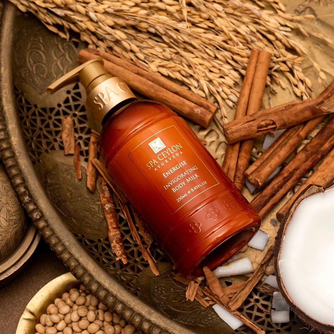 SPA CEYLON AYURVEDA WELLNESS ENERGISE BODY MILK, 250 ml SPACeylon