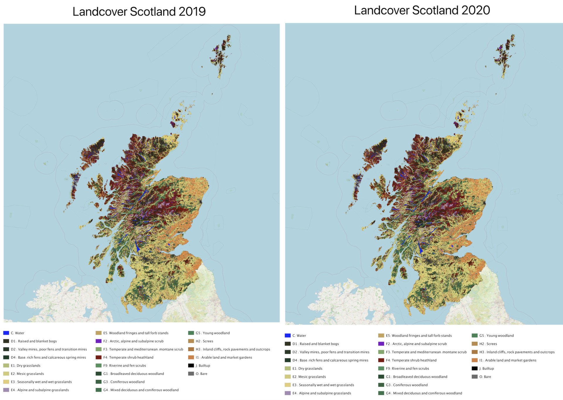 We've just published the first ever Scotlandwide high resolution habitat maps, for free Space
