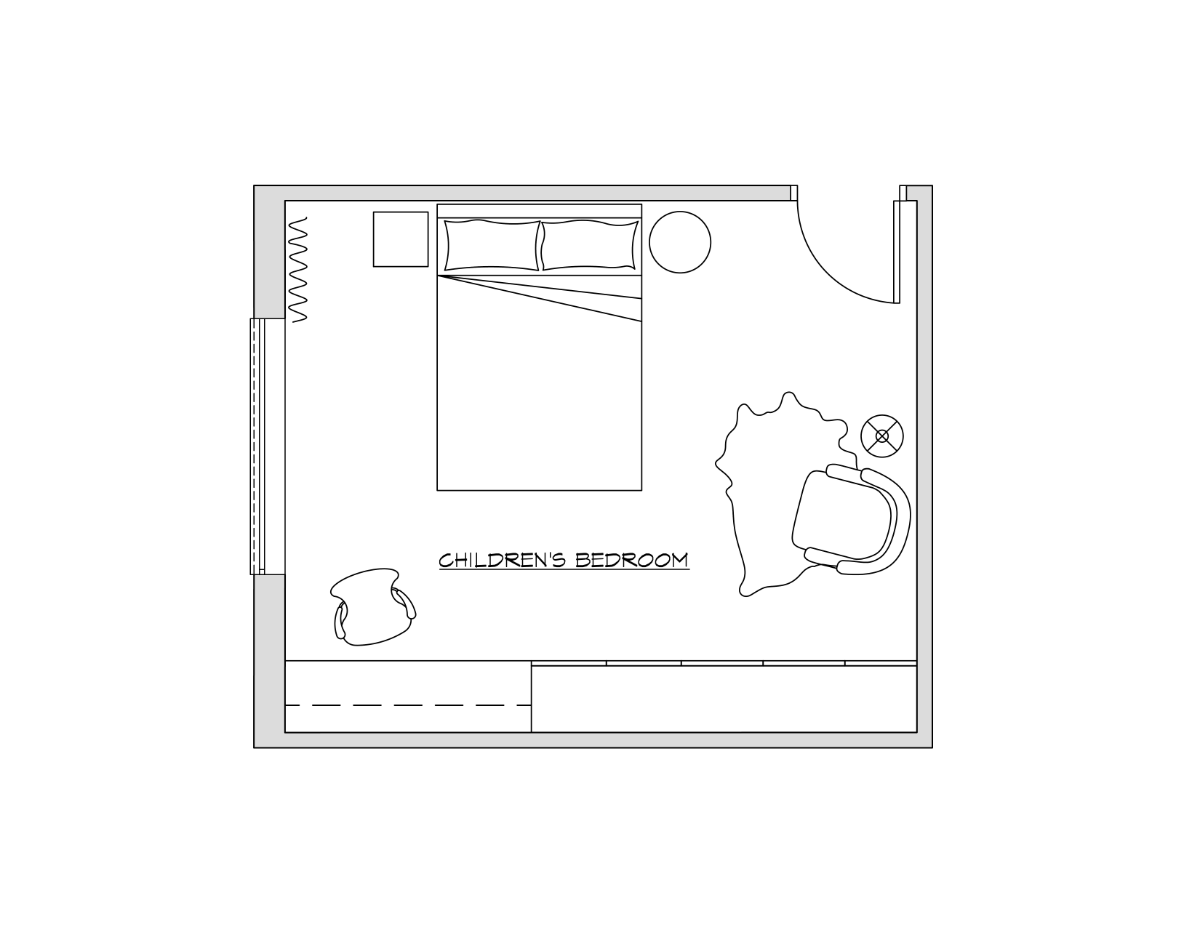 CHILDREN’S BEDROOM Space level Up