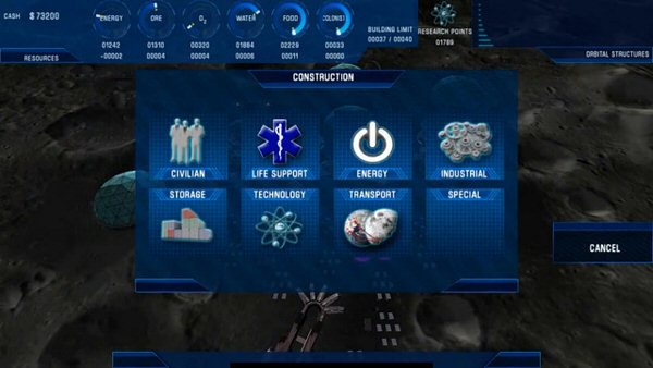 Colonisation Moonbase A CityBuilding Game on the Moon