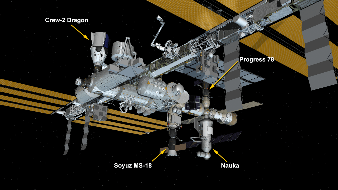 ISS Loses Orientation Control After Newly Docked Russian Nauka Module