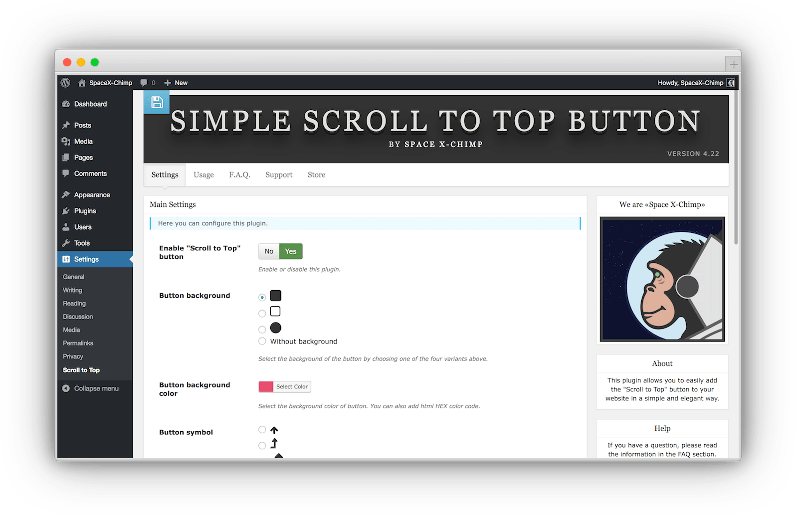 Free WP Plugins Space XChimp