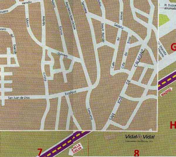 Cordova map of cordoba