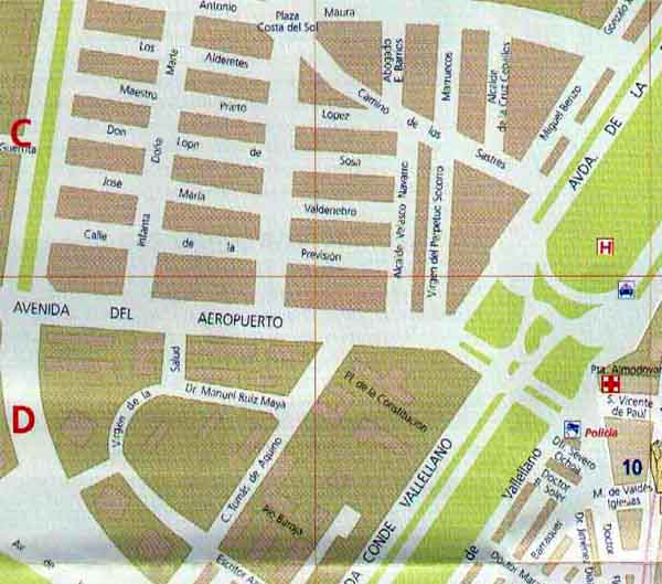 Cordova map of cordoba