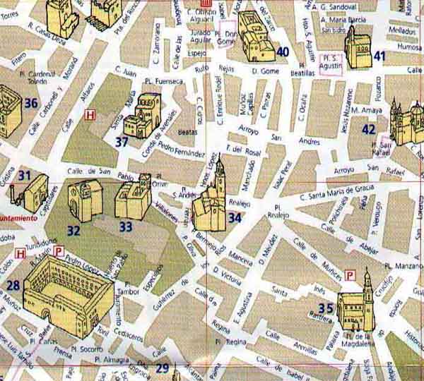 Cordova map of cordoba
